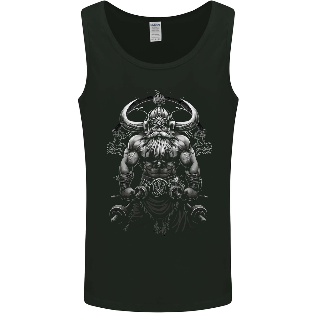 Viking Bodybuilder Gym Fantasy Mens Vest Tank Top