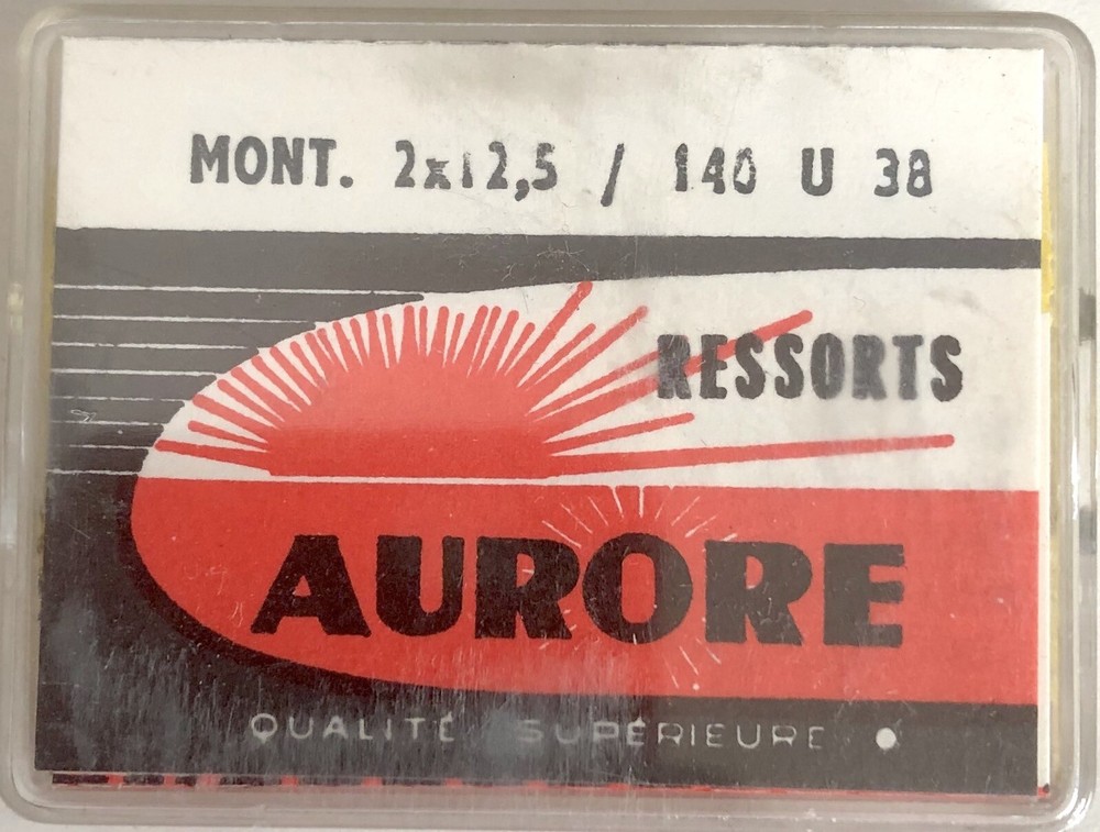 1X=1 Mainspring X 1730 1.40 X 0.14 Ø 12 Watch 140 U 38 - 2 X 12.5