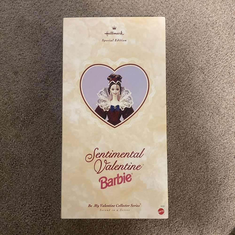 1996 Hallmark Sentimental Valentine Barbie Doll Special Edition NIB Mattel 16536