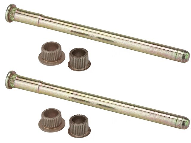 TRQ Door Hinge Pin and Bushing Kit fits Chevy K3500 1988-2000 89HBDB