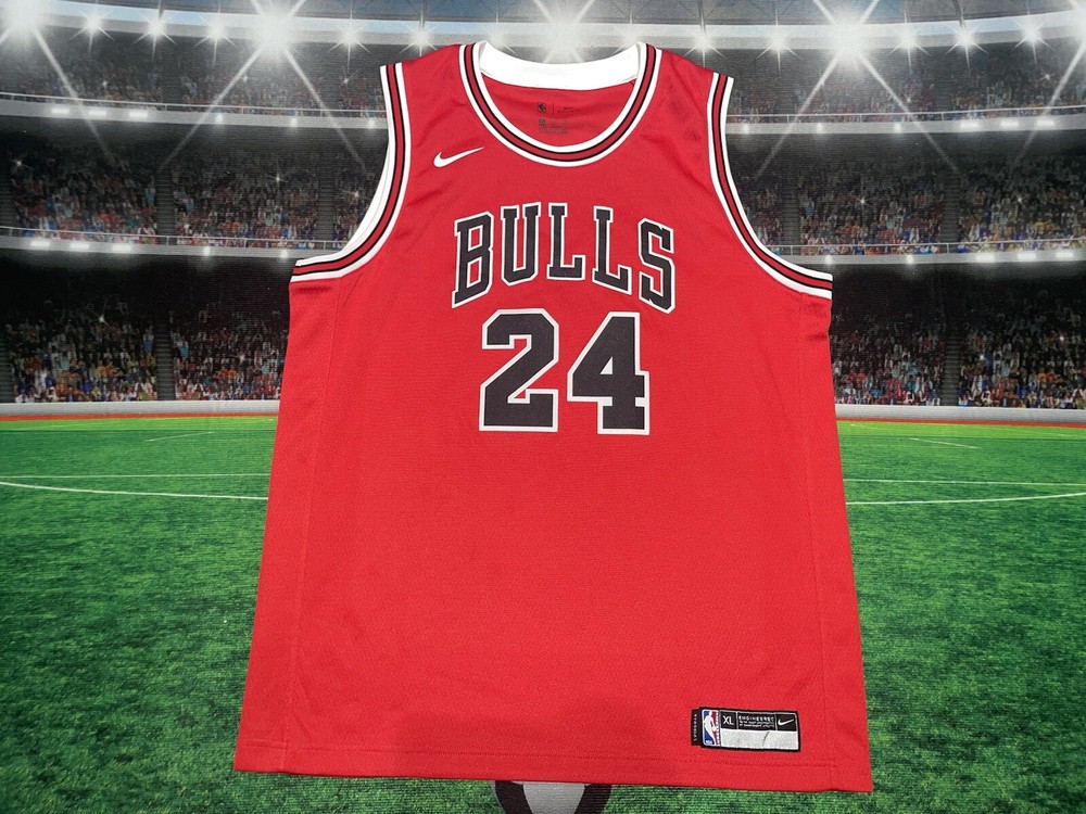 Chicago Bulls Lauri Markkanen #24 Adidas Jersey Youth Sz XL 18/20 Red Preowned