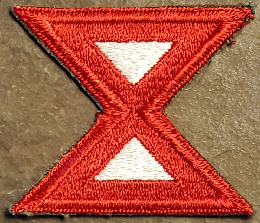 US Army Tenth 10th Army Insignia Uniform Patch COLOR VINTAGE ORIGINAL MILITARY
