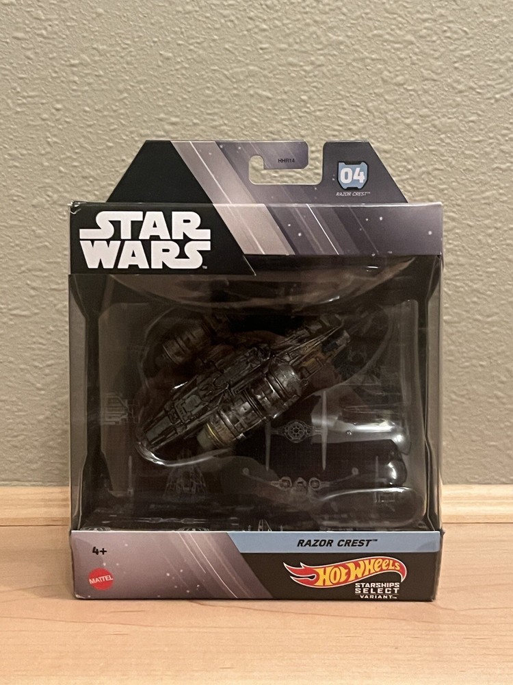 Hot Wheels Star Wars Starships Select Chase Variant Razor Crest Battle Damage