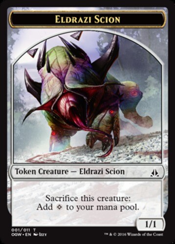 Eldrazi Scion Token (001) x4 - Oath of the Gatewatch - NM-Mint, English - Oath o