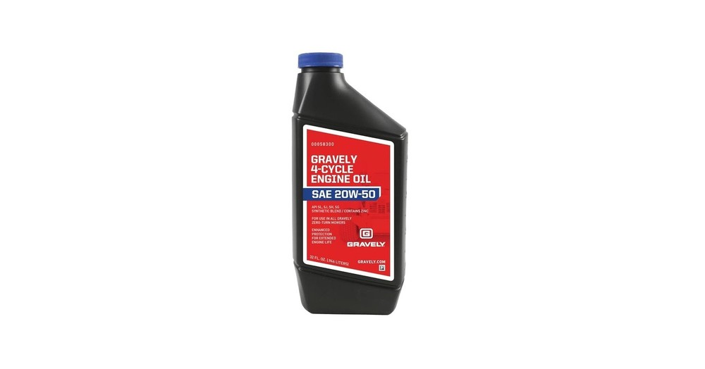 12PK Genuine Gravely SAE 20W50 Engine Oil 1-QT OEM 00058300