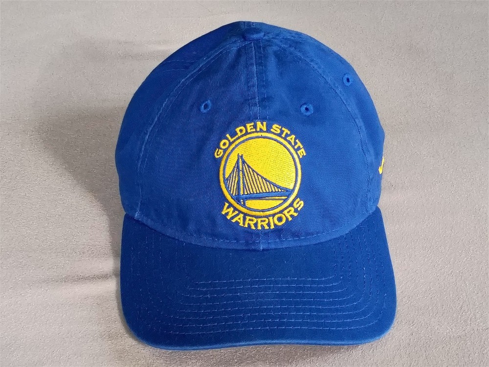 Golden State Warriors Adjustable Strap New Era 9Twenty Cap Hat Blue Yellow