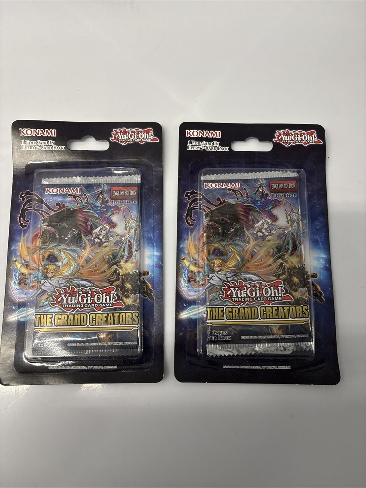 Yu-Gi-Oh The Grand Creators Booster Pack Factory Sealed TCG
