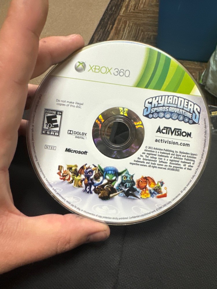 Skylanders Spyros Adventure (Xbox 360) Disc Only