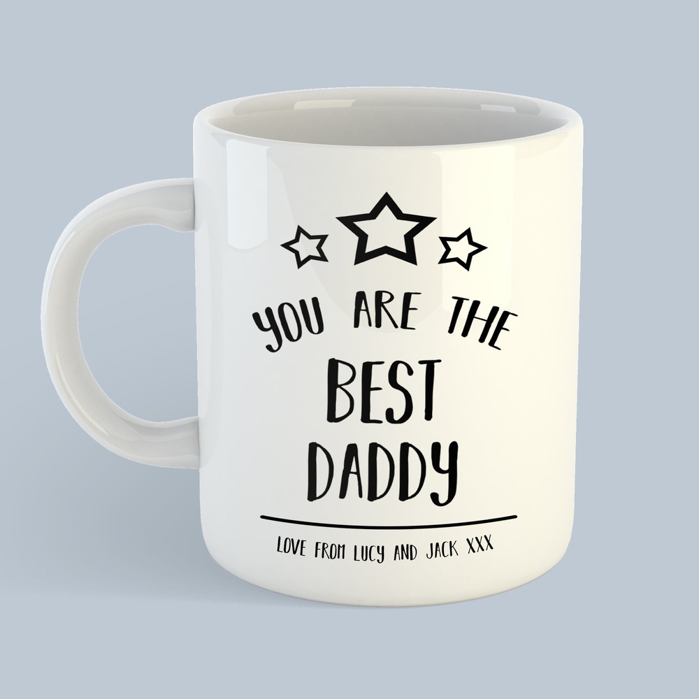 Number 1 Dad Best Daddy Personalised Mug