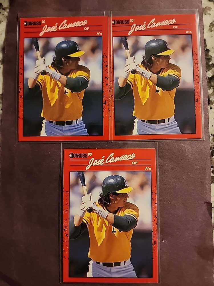 3 1990 Donruss - #125 Jose Canseco NM