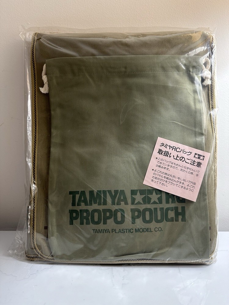 Vintage Tamiya RC Cad Back Pack Super Rare. New