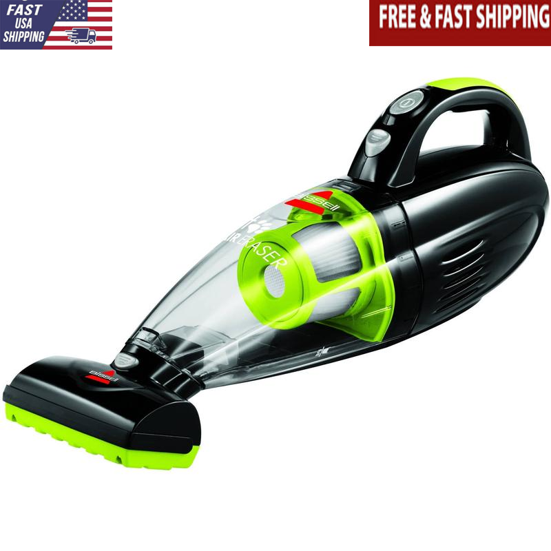 Portable Pet Hair Eraser Cordless Hand Held Vacuum Cleaner Car Auto Home Black