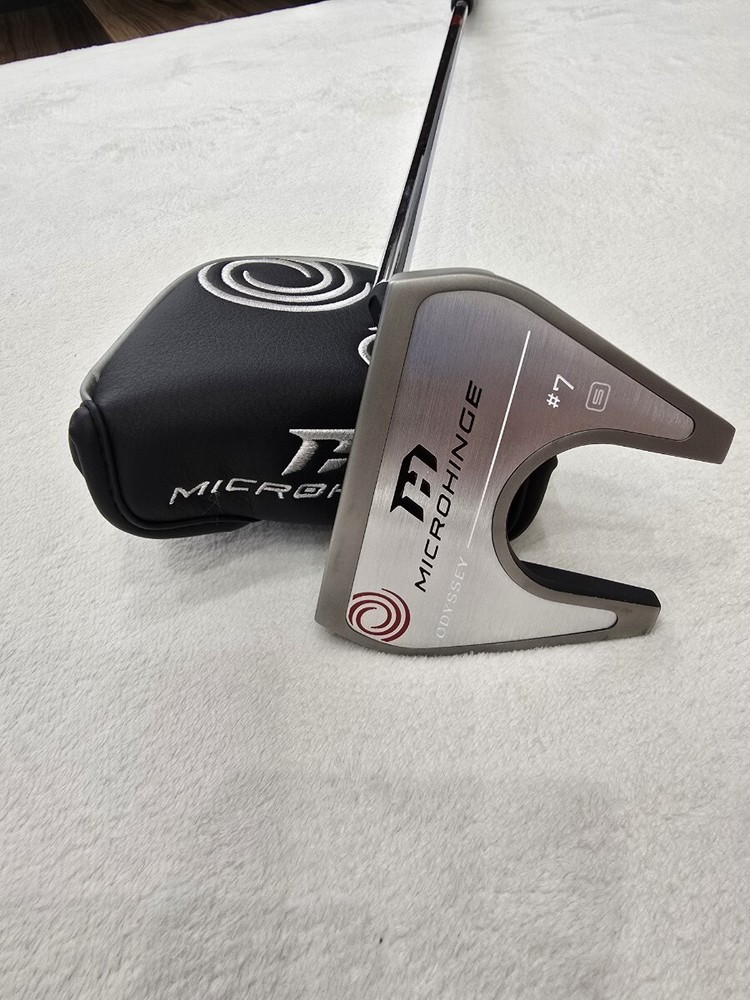 Odyssey 34 Micro Hinge 7 Short Slant Putter Excellent Condition