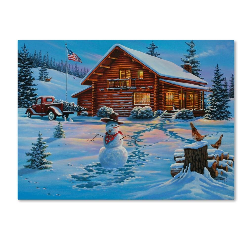 Seasonal Memories by Geno Peoples, 24x32-Inch Canvas Wall Art-image