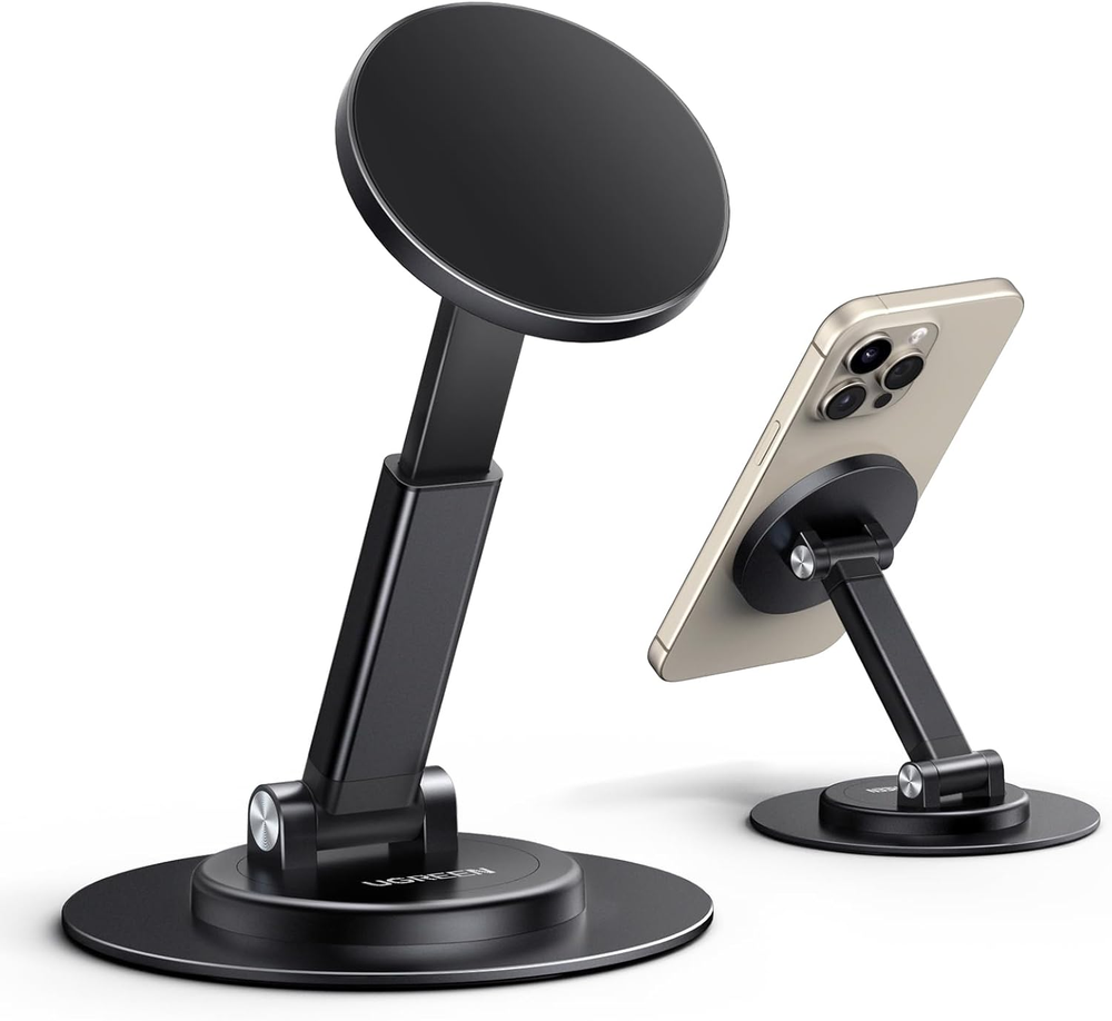 Magnetic Phone Stand for Magsafe, Height Adjustable Iphone Stand for Desk with 3