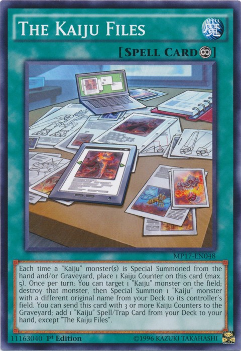 Kaiju Files MP17-EN048 Common 1st Edition Moderately Played Yugioh Card