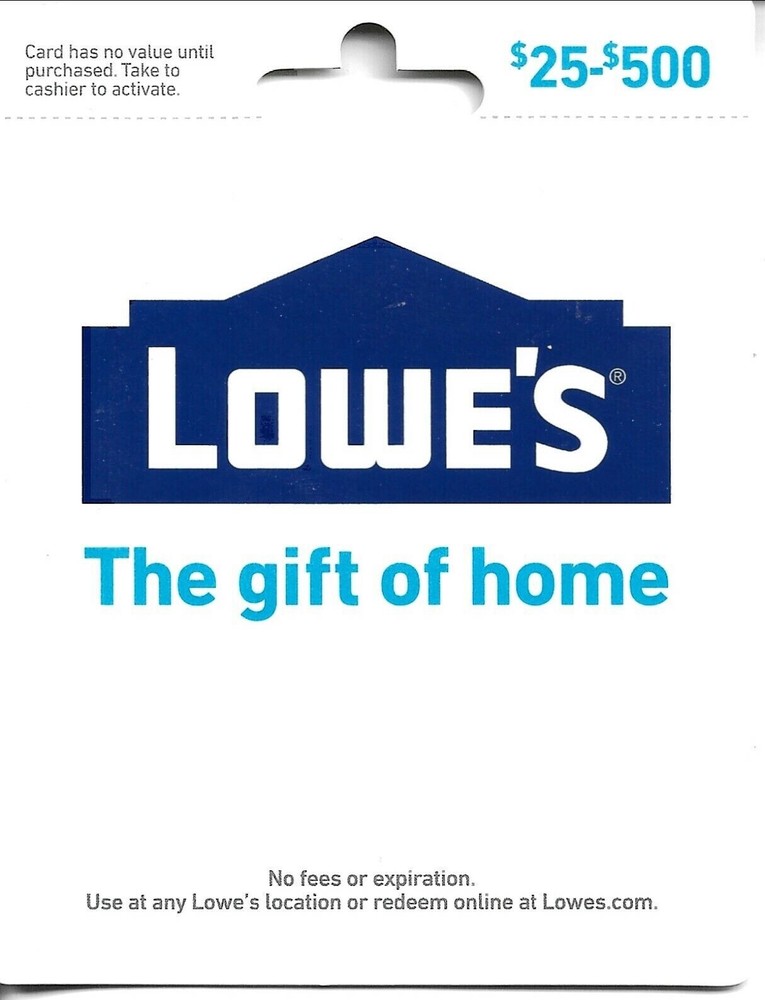 Lowe's Gift Card for Home Improvement & More-image