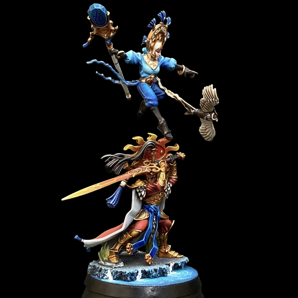 Ellania and Ellathor: Eclipsian Warsages for Lumineth Realm-lords Warhammer AOS