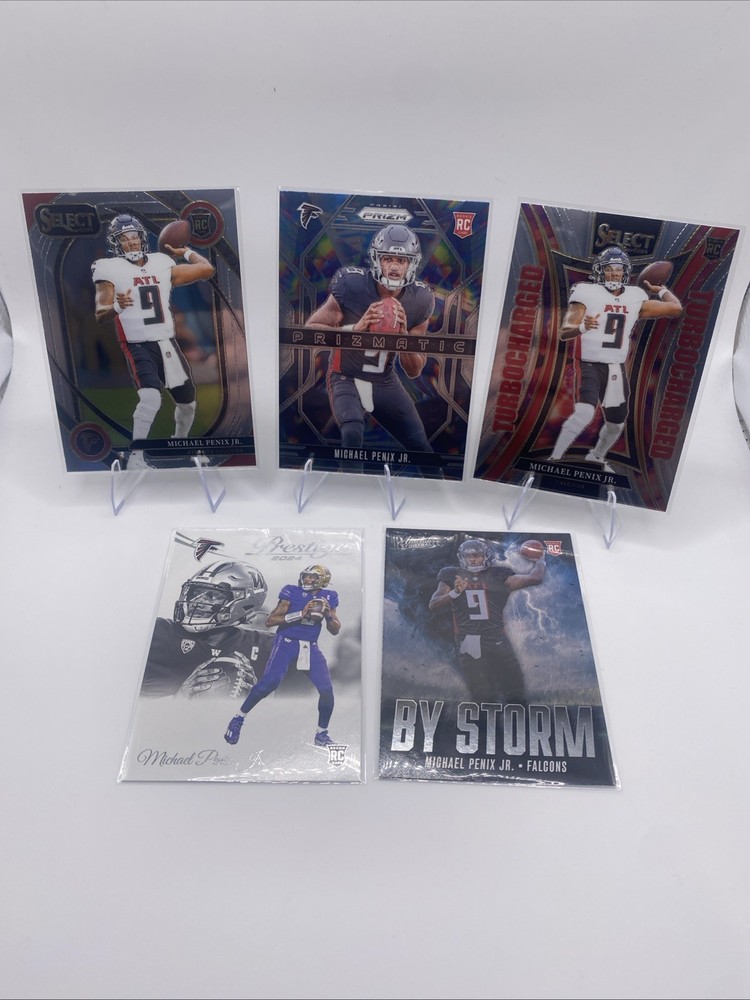 Michael Penix Rookie Lot - 5 Cards