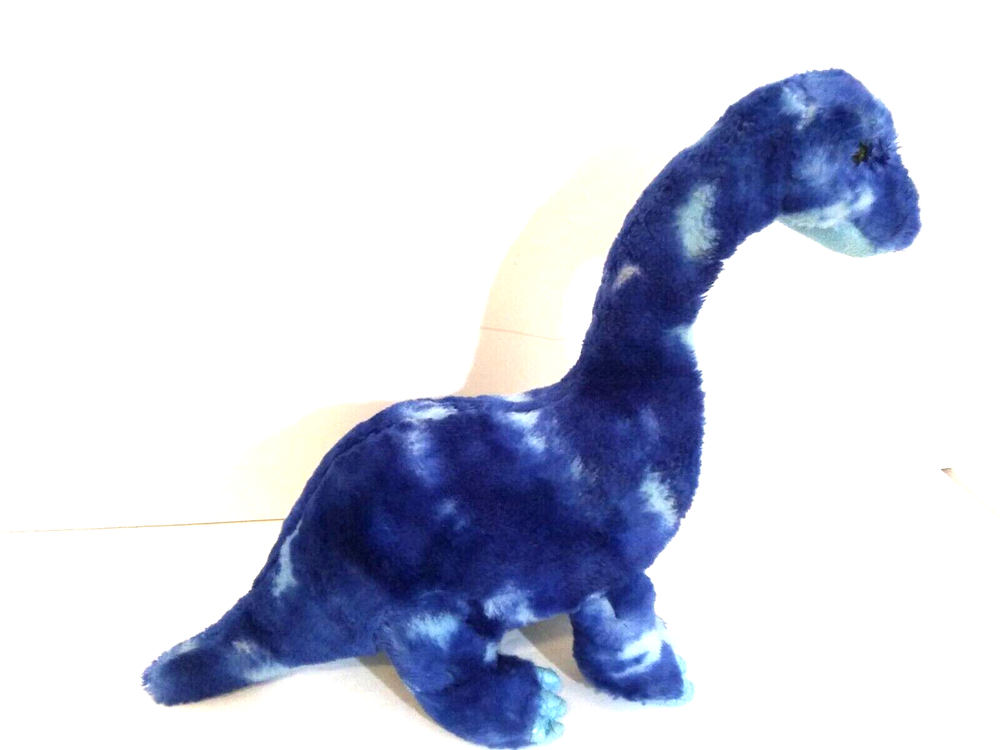 Aurora Stuffed Animal Dinosaur Brachiosaurus 15 inch Blue Plush Toy
