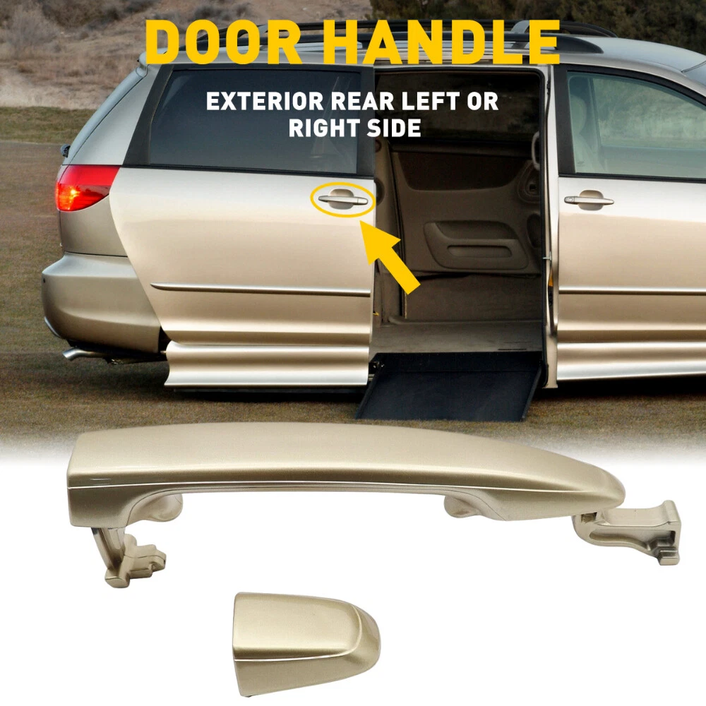 Rear Sliding Door Handle Passenger or Driver Side AU For Toyota Sienna 2004-2010