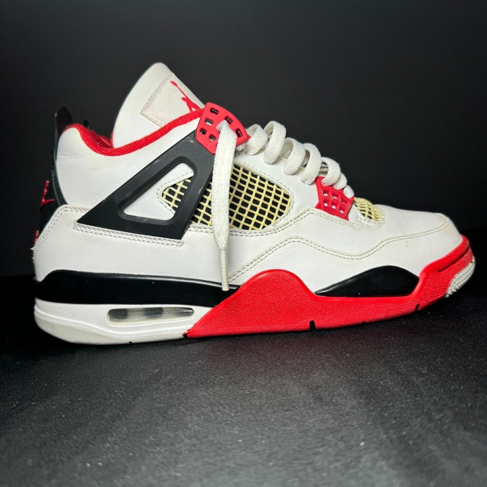 Size 8 - Nike Air Jordan 4 Retro OG Fire Red 2020 Men's Shoes - Ships Now