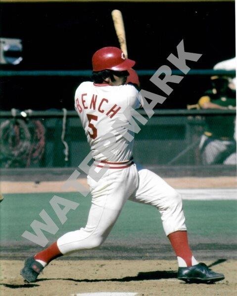 JOHNNY BENCH Cincinnati Reds 8 x 10 Photo Poster Baseball