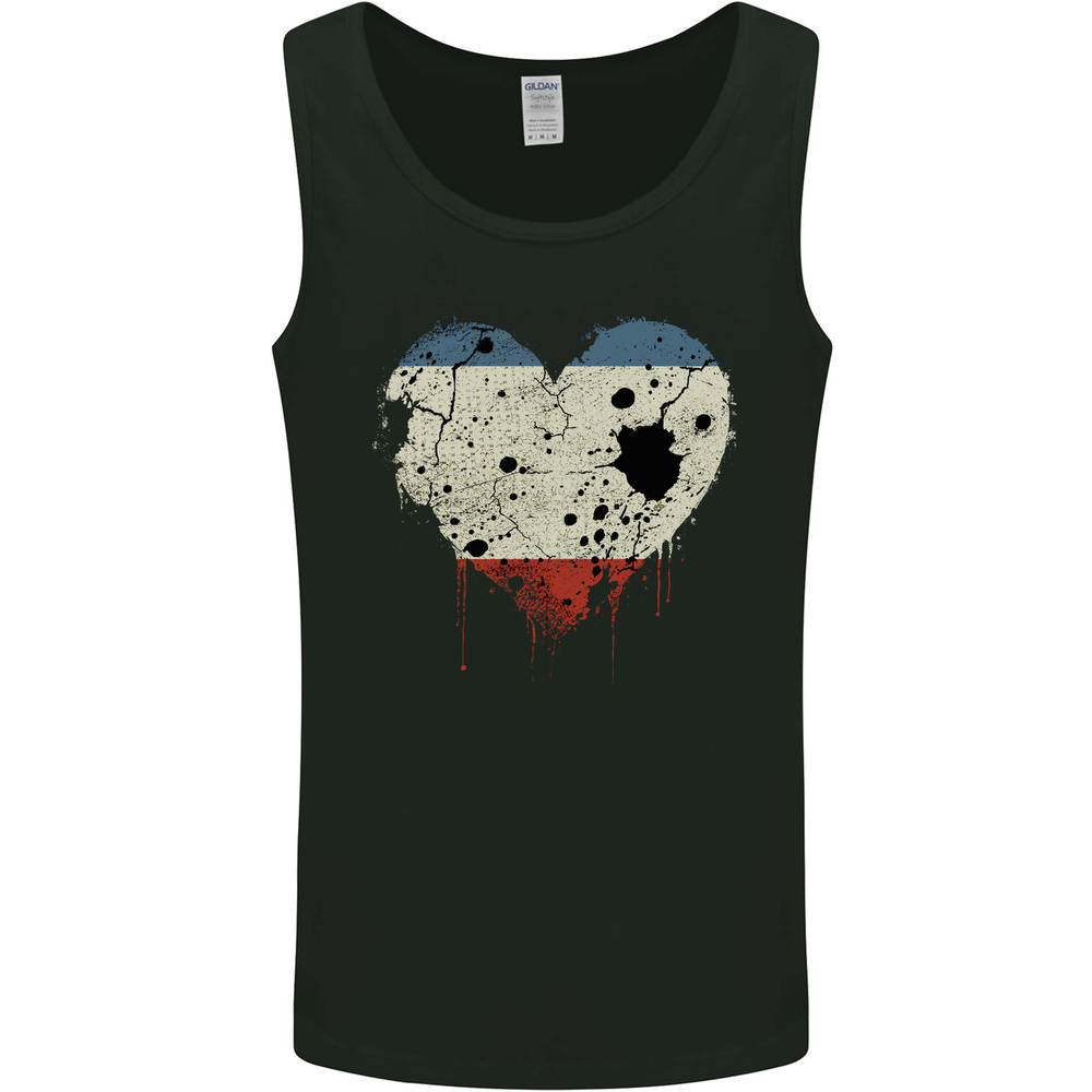 Love Flag Crimea Football Mens Vest Tank Top