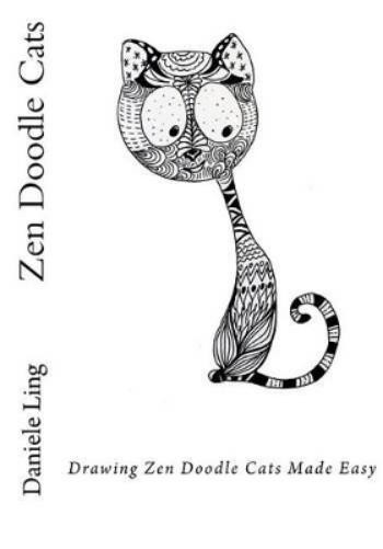 Zen Doodle Cats by Daniele Ling - Creative Cat Drawing Inspiration