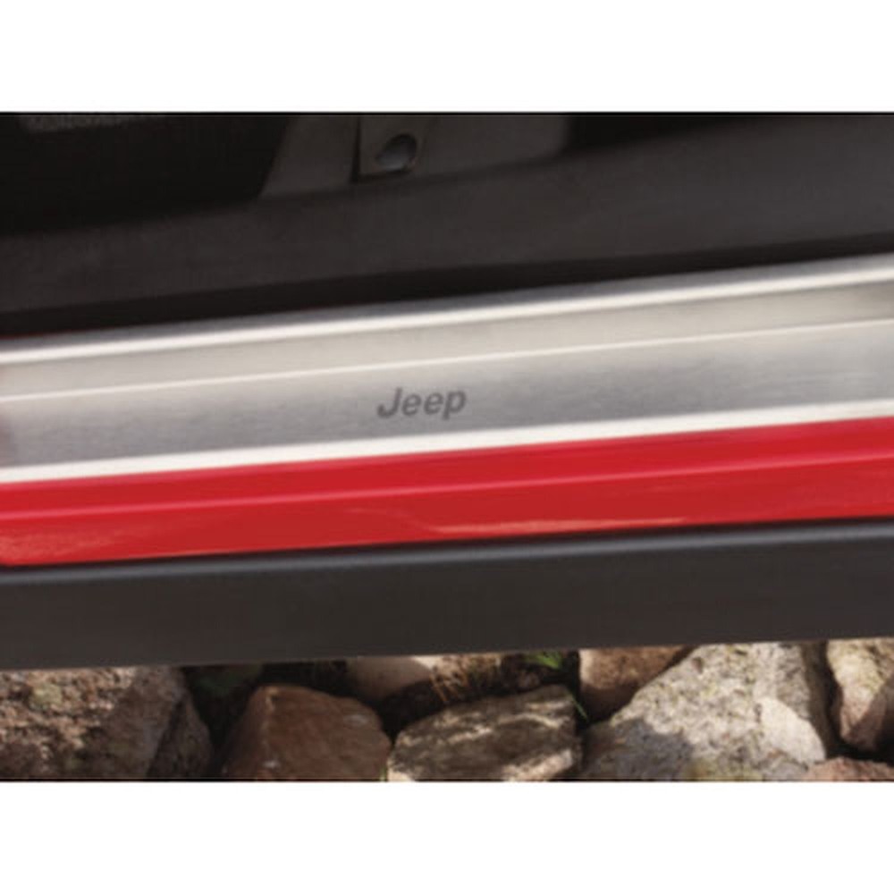 Mopar Accessories 82210108AC Door Sill Guards 2007-13 Jeep Wrangler 2-Door Stain