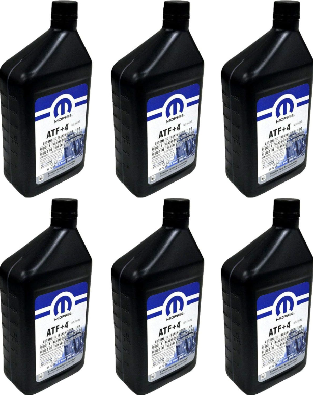 6 Pack Automatic Transmission Fluid Mopar ATF+4 1 Quart