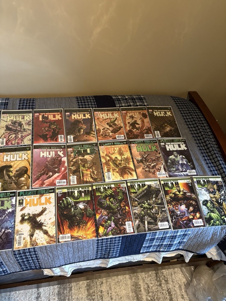 Marvel Comics Planet Hulk/World War Hulk FULL Run Mylar Bags VF/NM