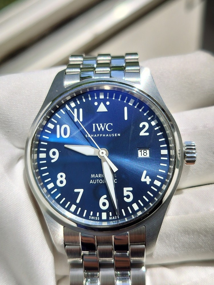 IWC Pilot Mark XVIII Edition Le Petit Prince 40mm Blue Dial IW327016 Full Set