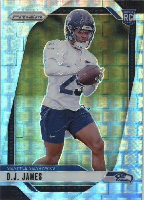 2024 Panini Prizm - Rookies Pandora Prizm #322 D.J. James /400 (RC)