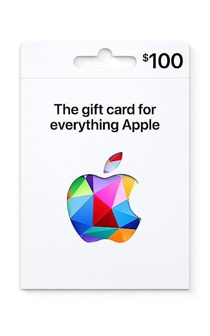 Apple Gift Card Value 50, 100, 150, 200 Store iPhone iPad MacBook Airpods-image