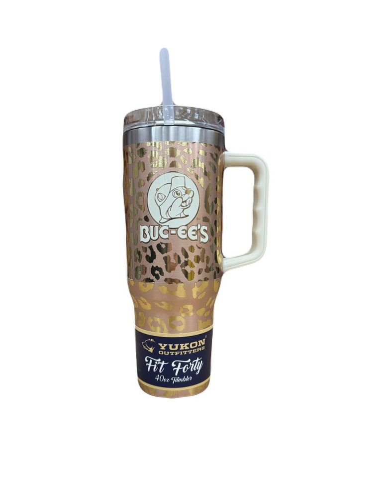 40oz Leopard Print Tumbler - Single Pack