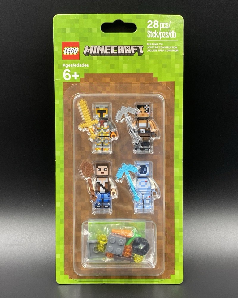 LEGO Minecraft Skin Pack 853610 for Custom Minifigure Designs  