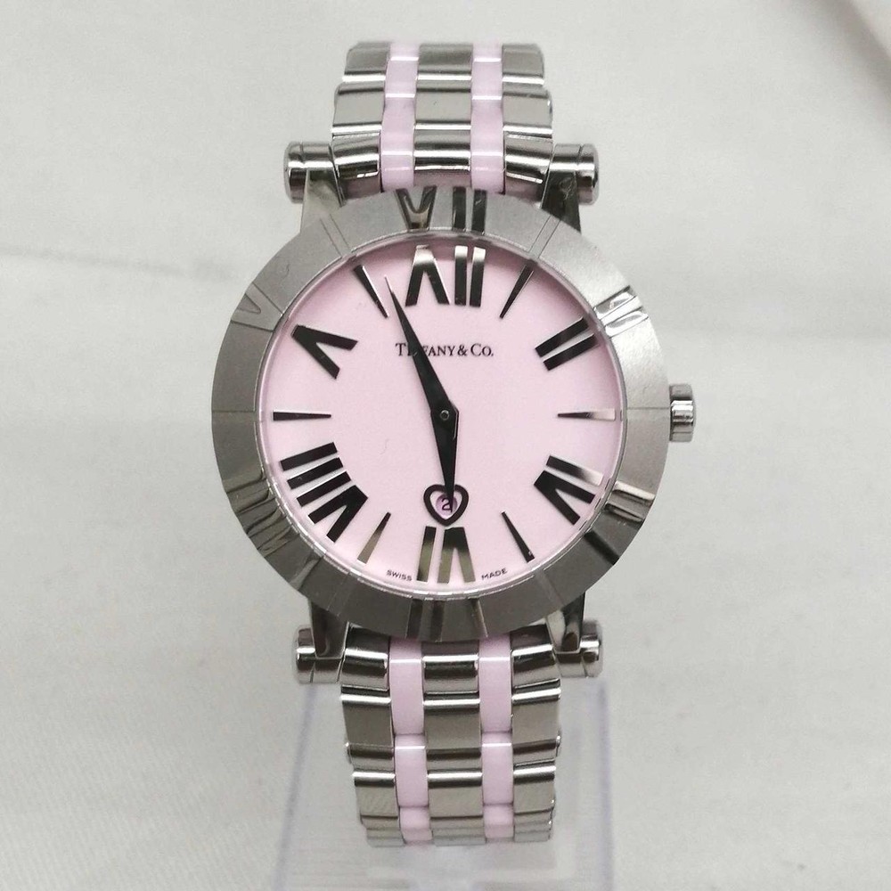 Tiffany Co. Atlas Quartz Analog Watch