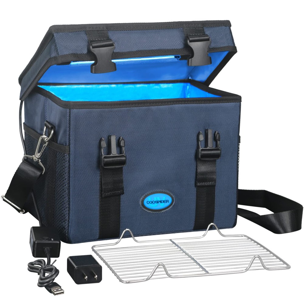 UVC Sanitizer Box Ozone Free with Timer Portable USB Cleaner Bag for Large Items