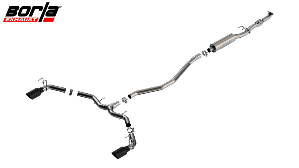 Borla Cat-Back Exhaust w/ Black Tips For 22-25 Acura Integra/Honda Civic Si 1.5L