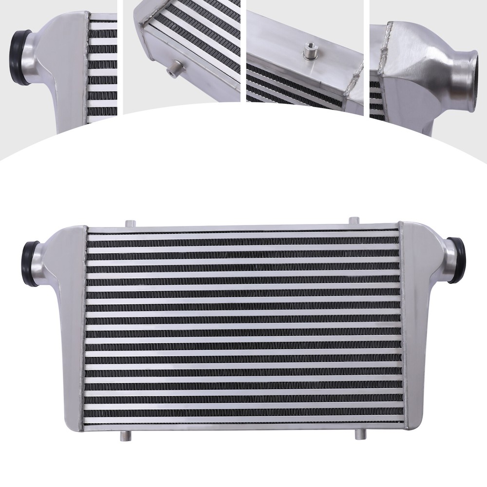 Universal 25x12x3 Intercooler 2.5 I/O for Toyota Acura BMW Audi Honda Mazda