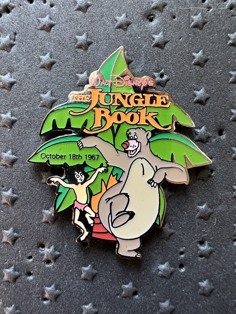 Disney Millennium Pin #76 Jungle Book Baloo Mowgli Dance 1967 Collectible