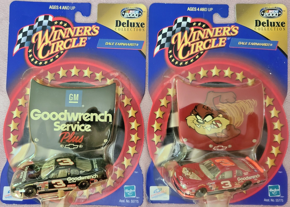 Dale Earnhardt 2000 GM Service Plus Taz Cars with Hoods Winner's Circle #3
