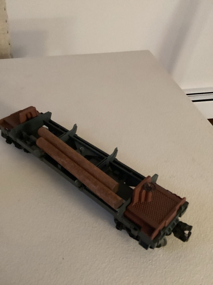 Lionel Wabash O-Gauge Log Car with Two Logs 16619