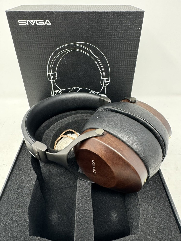 SIVGA SV021 Robin Classic Zebrano Wooden Closed Back Wired Over-Ear Headphone