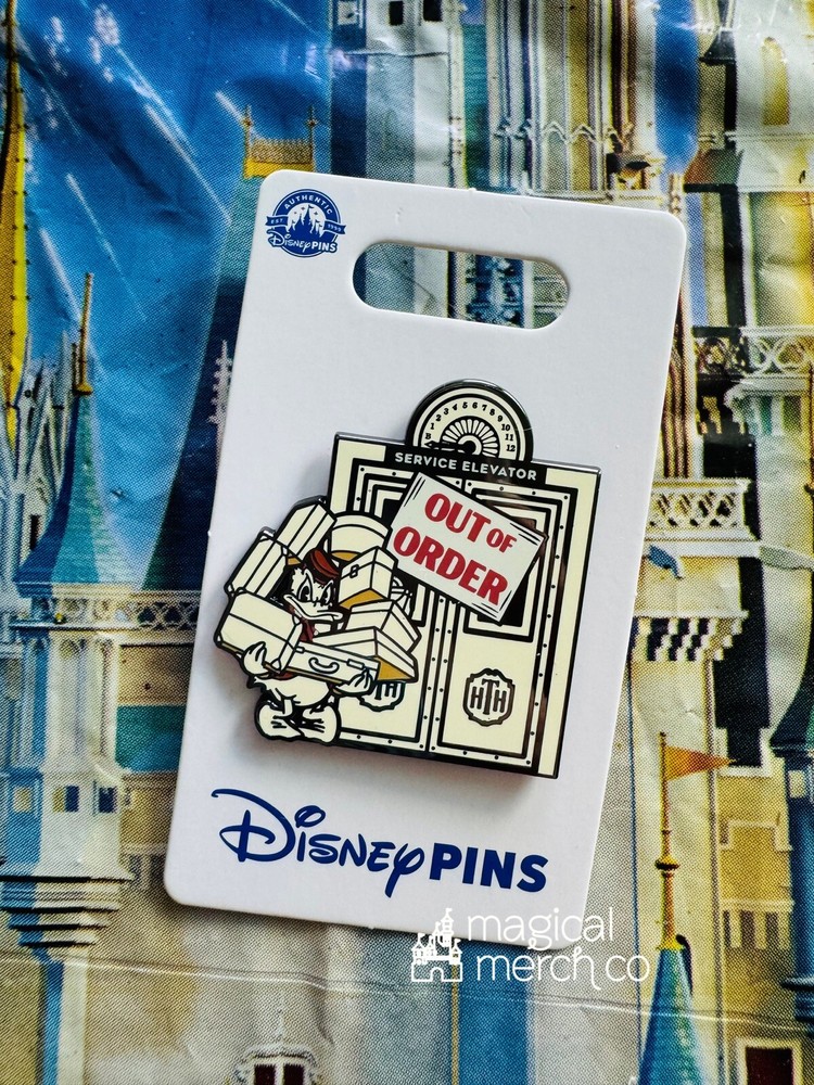 2024 Disney Parks Hollywood Studios Tower Of Terror Donald Duck OE Pin