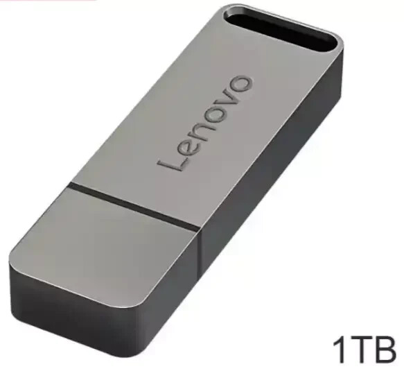 1TB/2TB Lenovo USB Flash Drive Metal Memory Stick Pen Thumb Disk Storage