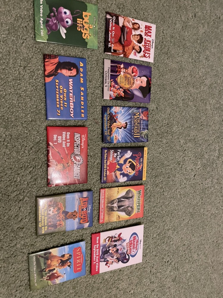 Disney promotional pin lot of 11 collectible pins