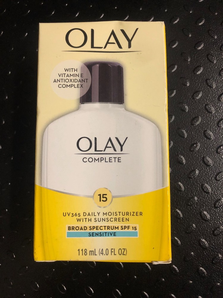 Olay Complete Daily Moisturizer SPF 15 For Sensitive Skin 4oz EXP 05/2025