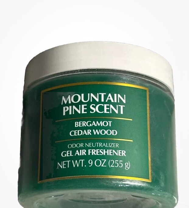 Mountain Pine Scent Bergamot Cedar Wood Odor Neutra Gel Air Freshener